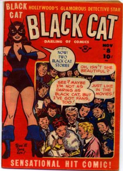 Black Cat 8 - Detective Star - Darling Of Comics - Actress - Red Hair - Boots