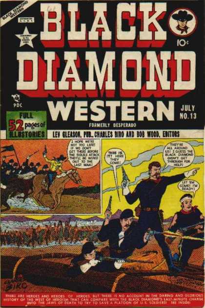 Black Diamond Western 13 - Cowboys - Indians - Horses - Guns - Soldiers