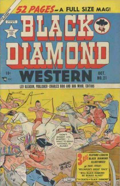 Black Diamond Western 21 - Cap - 52 Pages - Arrow - Bird - A Full Size Mag
