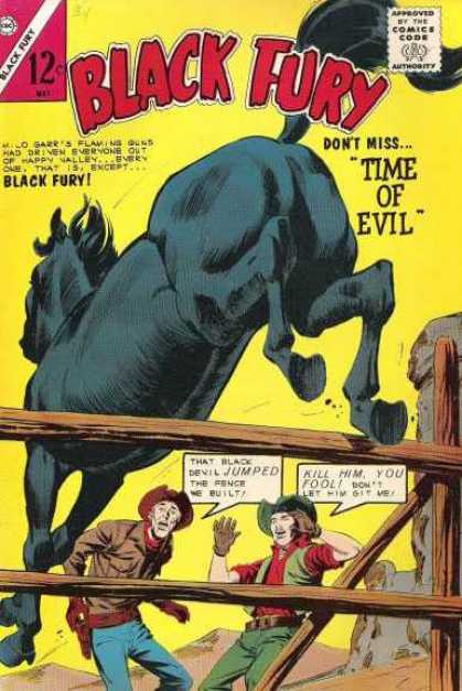 Black Fury 47 - Time Of Evil - Horse - Wooden Rails - Cowboys - Mountains