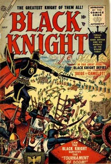 Black Knight 2 - Siege - Camelot - King Arthur - Round Table - Tournament Of Doom - Richard Buckler, Tony DeZuniga