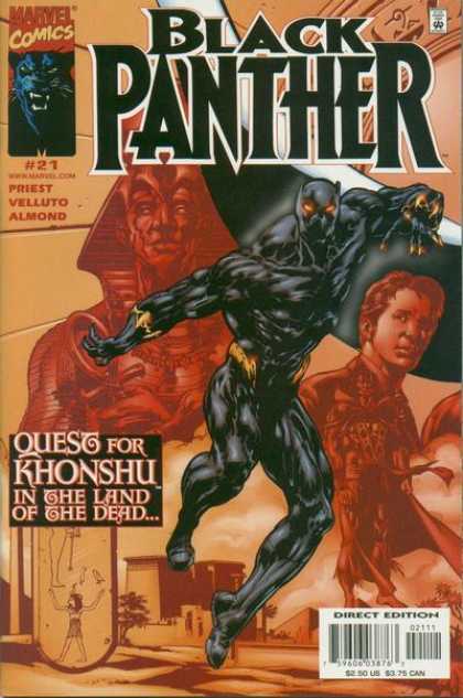 Black Panther (1998) 21 - Marvel - Quest For Khonshu - Priest - Velluto - Almond