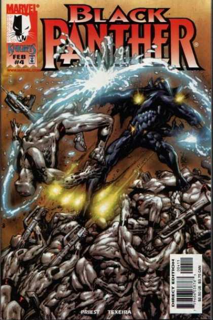Black Panther (1998) 4 - Fight - Gun - Robot - Shoot - Clash - Mark Texeira
