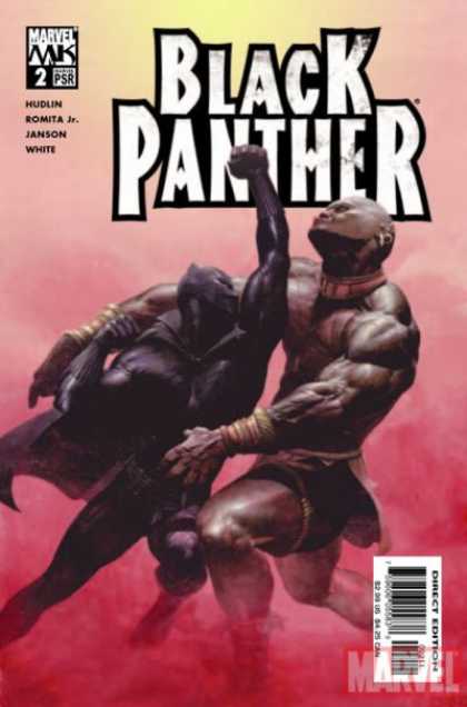 Black Panther (2005) 2 - Muscles - Marvel - Smoky - Uppercut - Ko - Esad Ribic
