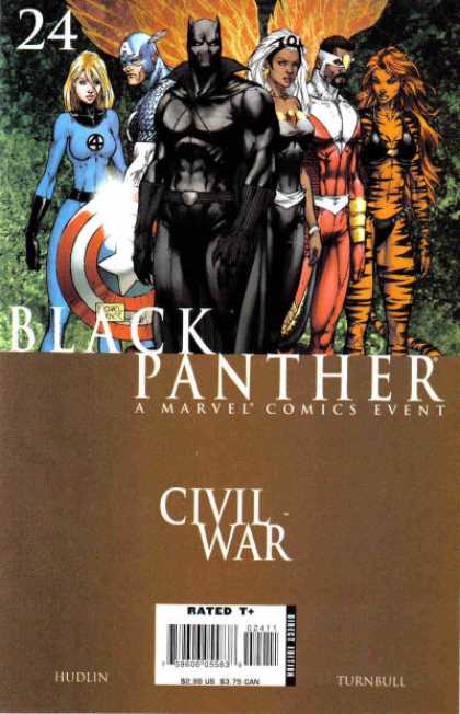 Black Panther (2005) 24 - 24 - Civil War - A Marvel Comic Event - Turnbull - Hudlin - Michael Turner