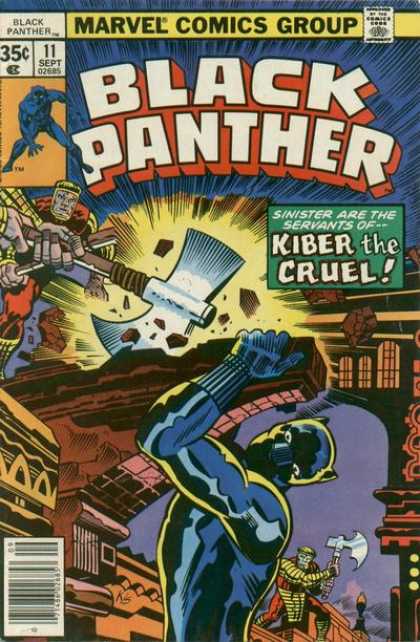 Black Panther 11 - Comics Code - Marvel - Axe - Kiber The Cruel - Battle - Jack Kirby, Joe Sinnott