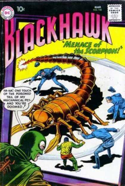Blackhawk 146 - Scorpion - Menace Of The Scorpoin - Poisoned - Mechanical Pet - Tail