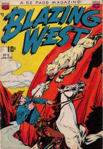 Blazing West 9 - Panther - Cowboy - Gunfire - Horse - Attacked