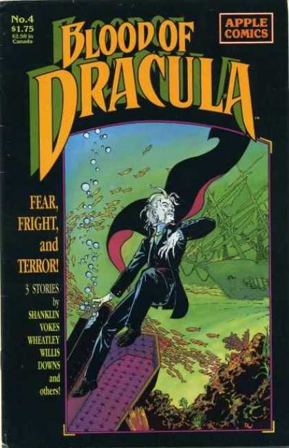 Blood of Dracula 4 - Apple Comics - Fear Fright And Terror - Shanklin - Vokes - Wheatley