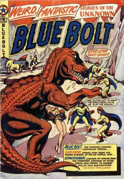 Blue Bolt 107 - Dinosaur - Dont Shoot - Blue Bolt - Subzero - Spacehawk