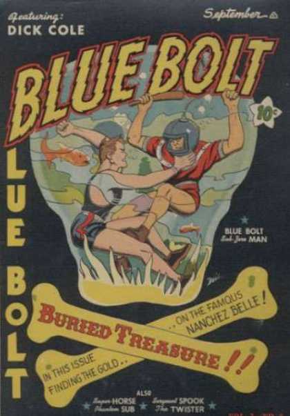 Blue Bolt 16 - Blue Bolt - Burried Treasure - Fish - Scuba Diver - Bones