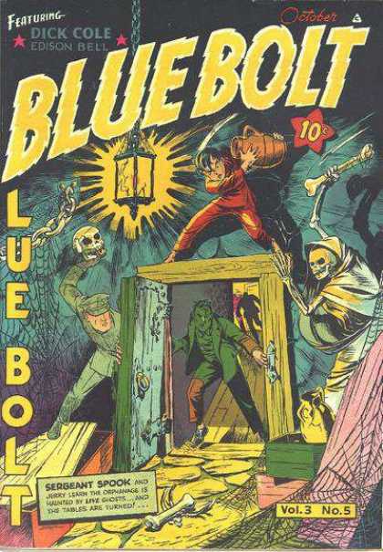 Blue Bolt 5 - Dick Cole - Sergeant Spook - Edison Bell - October - Vol3 No5