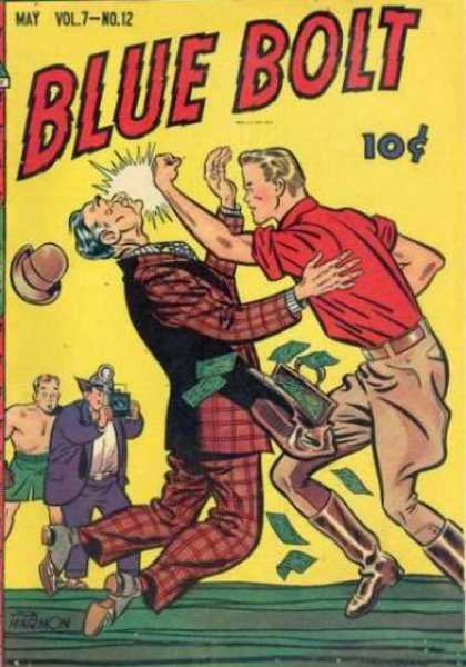 Blue Bolt 78 - 1950 - Punch - Uppercut - Money - Photographer