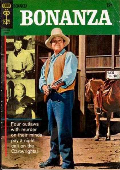 Bonanza 21 - Cowboys - Horse - Cartwrights - Four Outlaws - Murder
