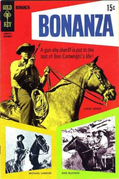 Bonanza 34 - Cowboy - Horse - Ben Cartwright - Gold Key - Western