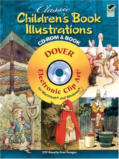 Books About Art - Classic Children's Book Illustrations CD-ROM and Book (Dover Electronic Clip Art