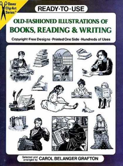 Books About Art - Ready-to-Use Old-Fashioned Illustrations of Books, Reading and Writing (Dover Cl