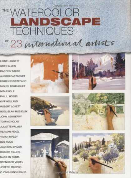 Books About Art - The Watercolor Landscape Techniques of 23 International Artists