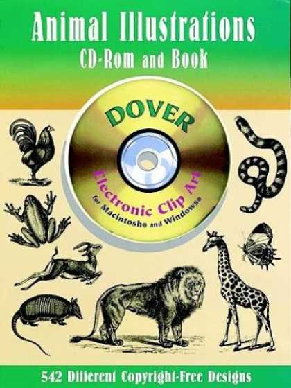 Books About Art - Animal Illustrations CD-ROM and Book (Dover Electronic Clip Art)