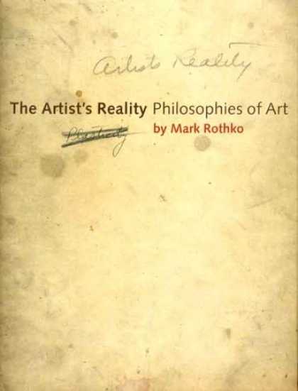 Books About Art - The Artist's Reality: Philosophies of Art