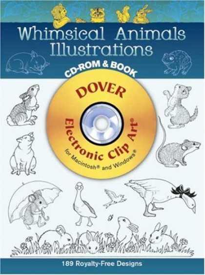 Books About Art - Whimsical Animals Illustrations CD-ROM and Book (Electronic Clip Art)