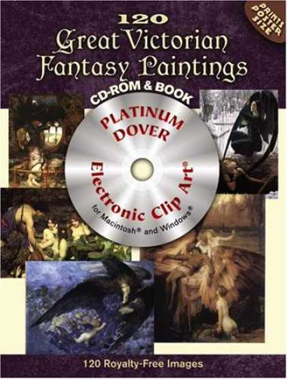 Books About Art - 120 Great Victorian Fantasy Paintings CD-ROM and Book (Electronic Clip Art)