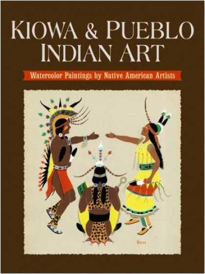 Books About Art - Kiowa and Pueblo Art: Watercolor Paintings by Native American Artists