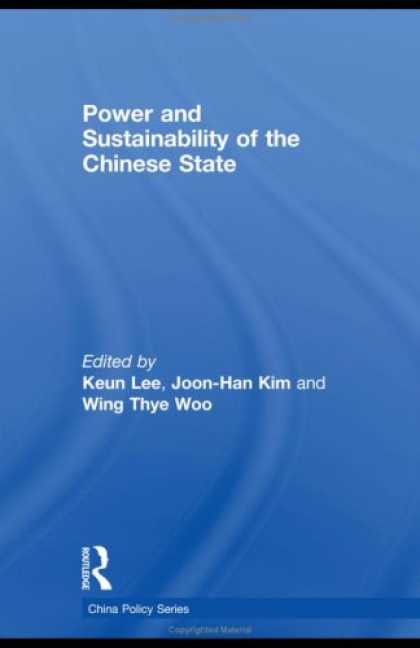 Books About China - Power and Sustainability of the Chinese State (China Policy)