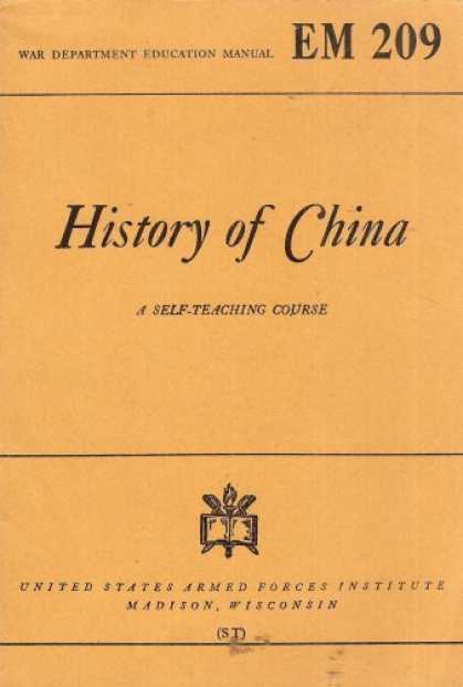 Books About China - History of China: A Self-Teaching Course, Based on "A Short History of the Chine