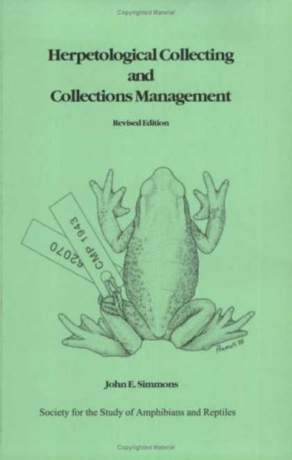 Books About Collecting - Herpetological Collecting and Collections Management
