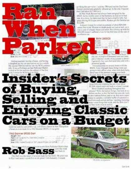 Books About Collecting - Ran When Parked: Advice and Adventures from the Affordable Underbelly of Car Col