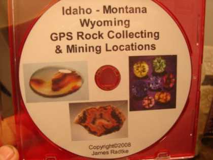 Books About Collecting - Idaho Montana Wyoming GPS Rock Collecting Mining Locations By Radtke