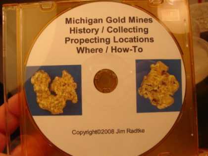 Books About Collecting - Michigan Gold Mines History Collecting Prospecting Locations Where / How-To