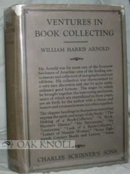 Books About Collecting - Ventures in Book Collecting