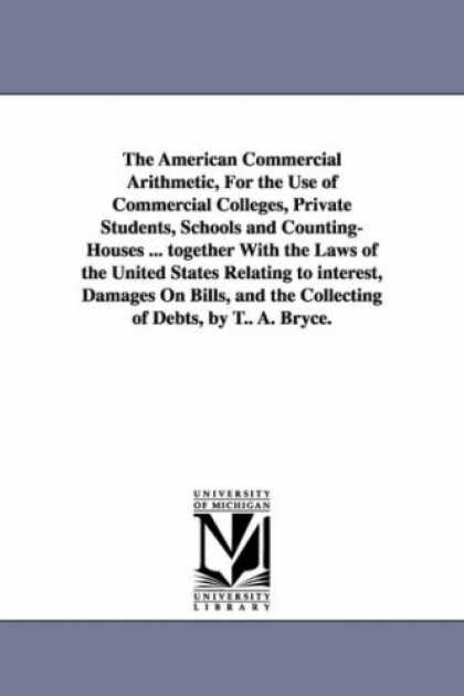 Books About Collecting - The American Commercial Arithmetic, For the Use of Commercial Colleges, Private