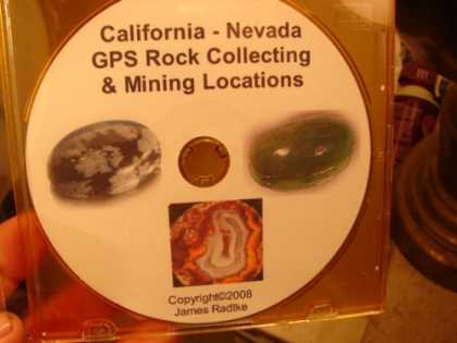 Books About Collecting - California Nevada GPS Rock Collecting Mining Locations By James Radtke