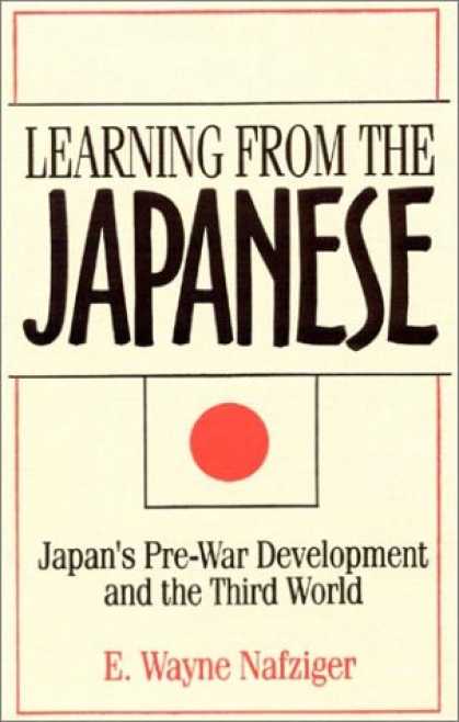 Books About Japan - Learning from the Japanese: Japan's Pre-War Development and the Third World (Jap