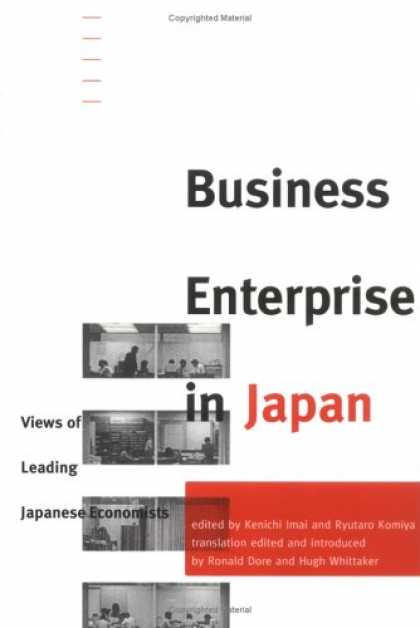 Books About Japan - Business Enterprise in Japan: Views of Leading Japanese Economists