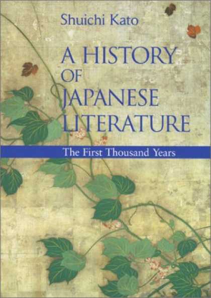 Books About Japan - A History of Japanese Literature: The First Thousand Years