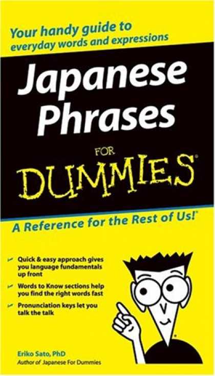 Books About Japan - Japanese Phrases For Dummies