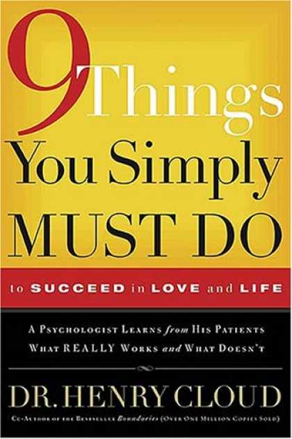 Books About Love - 9 Things You Simply Must Do to Succeed in Love and Life: A Psychologist Learns f