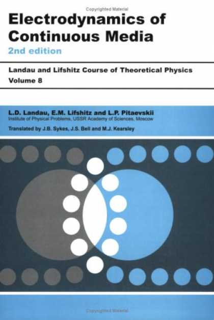 Books About Media - Electrodynamics of Continuous Media, Second Edition: Volume 8 (Course of Theoret