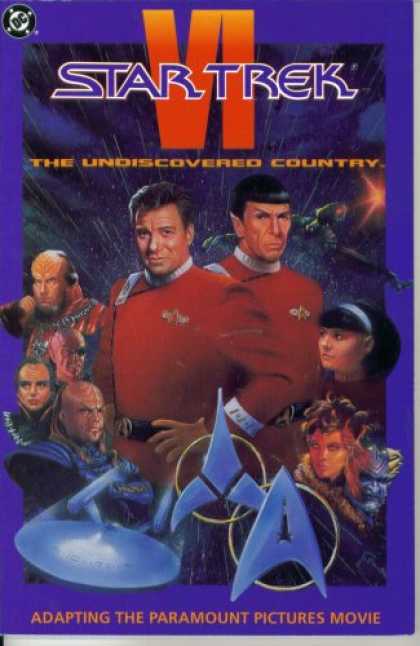 Books About Movies - Star Trek VI : The Undiscovered Country (Official Movie Adaptation - DC Comics)
