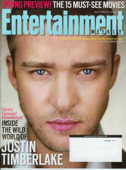 Books About Movies - Entertainment Weekly February 9, 2007 Justin Timberlake (Spring Preview 15 Must