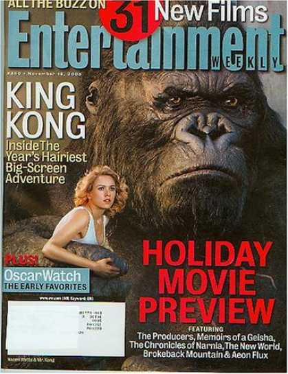 Books About Movies - Entertainment Weekly November 18, 2005 King Kong, Holiday Movie Preview (#850)