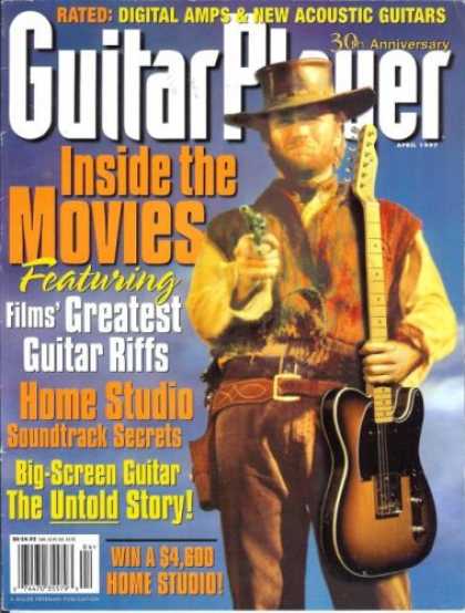 Books About Movies - Guitar Player Magazine (April 1997) (Inside The Movies -Featuring Films' Greates