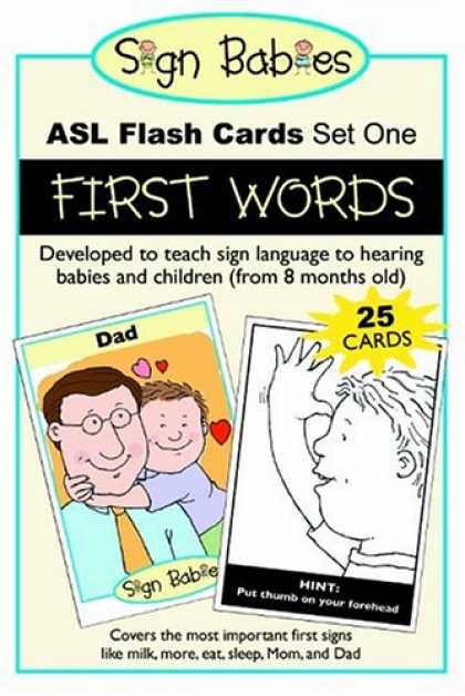 Books About Parenting - Sign Babies ASL Flash Cards, Set One: First Words