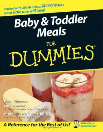 Books About Parenting - Baby & Toddler Meals For Dummies (For Dummies (Cooking))