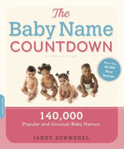 Books About Parenting - The Baby Name Countdown: 140,000 Popular and Unusual Baby Names
