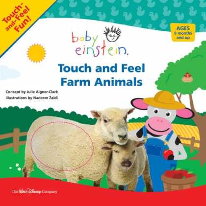 Books About Parenting - Baby Einstein: Touch and Feel Farm Animals